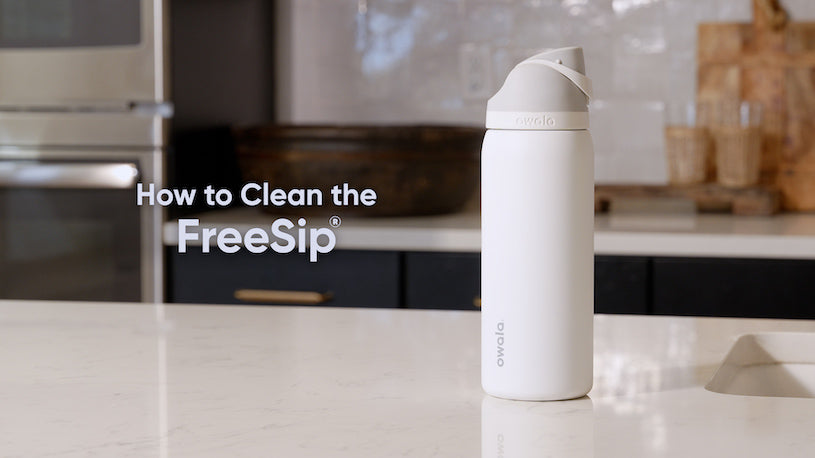 How To Clean a Stainless Steel FreeSip Water Bottle