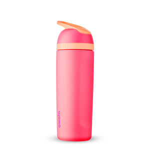 19oz Hyper Flamingo Stainless Steel Insulated Owala Flip Water Bottle