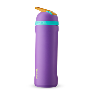 24oz Hint of Grape Stainless Steel Insulated Owala Flip Water Bottle