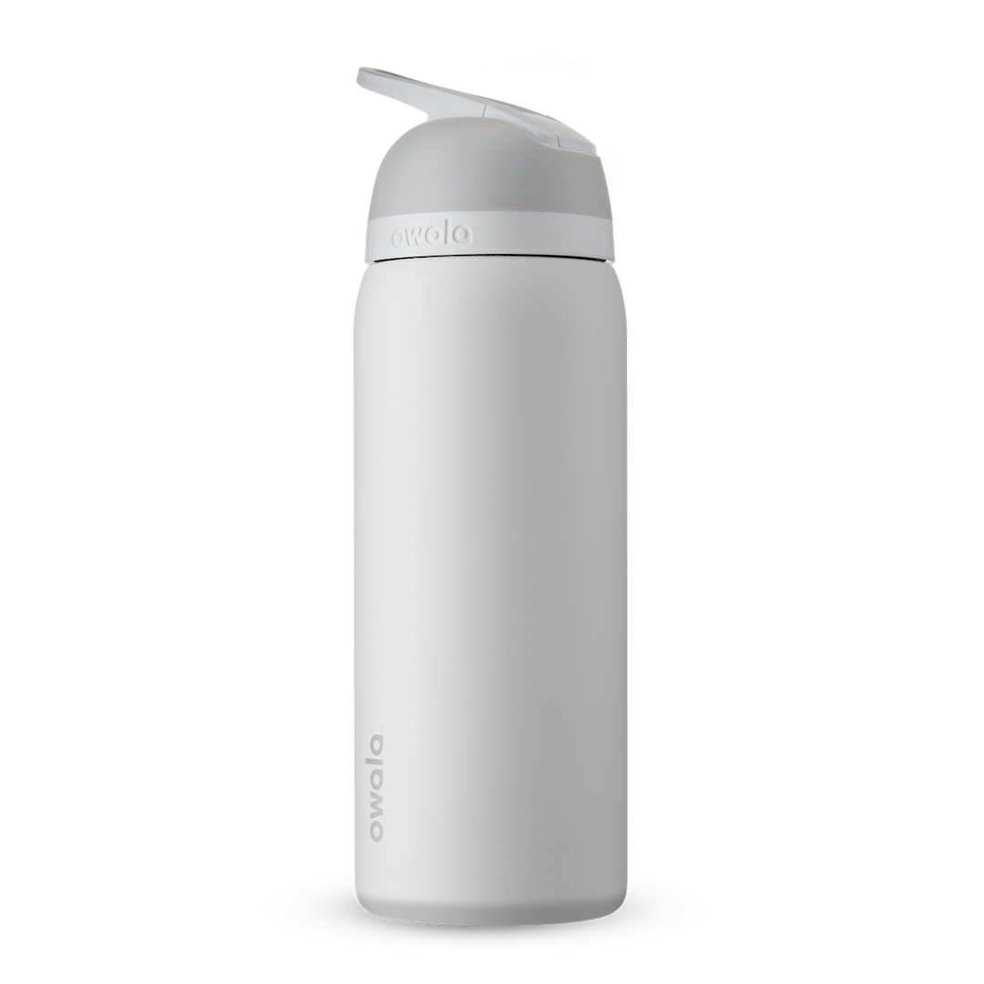 Shy Marshmallow Owala FreeSip Water Bottle - 32 Oz.