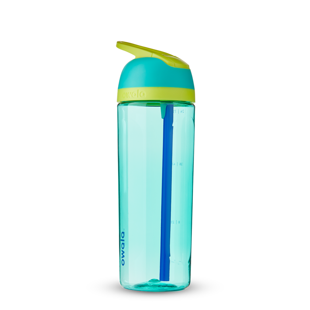 Owala FreeSip Stainless Steel Water Bottle / 19oz / Color: Neon Basil