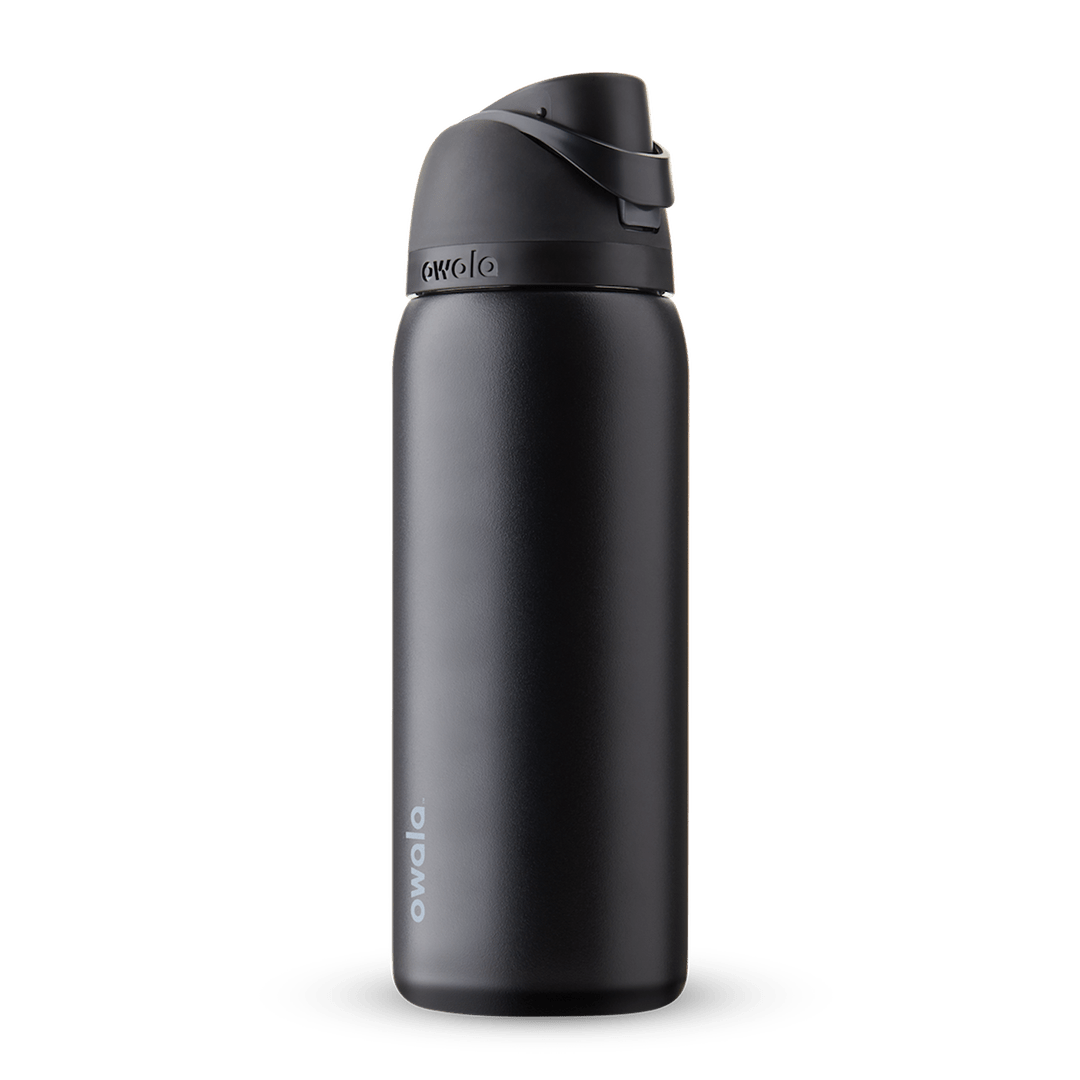 32oz Very, Very Dark Stainless Steel Insulated Owala FreeSip Water Bottle